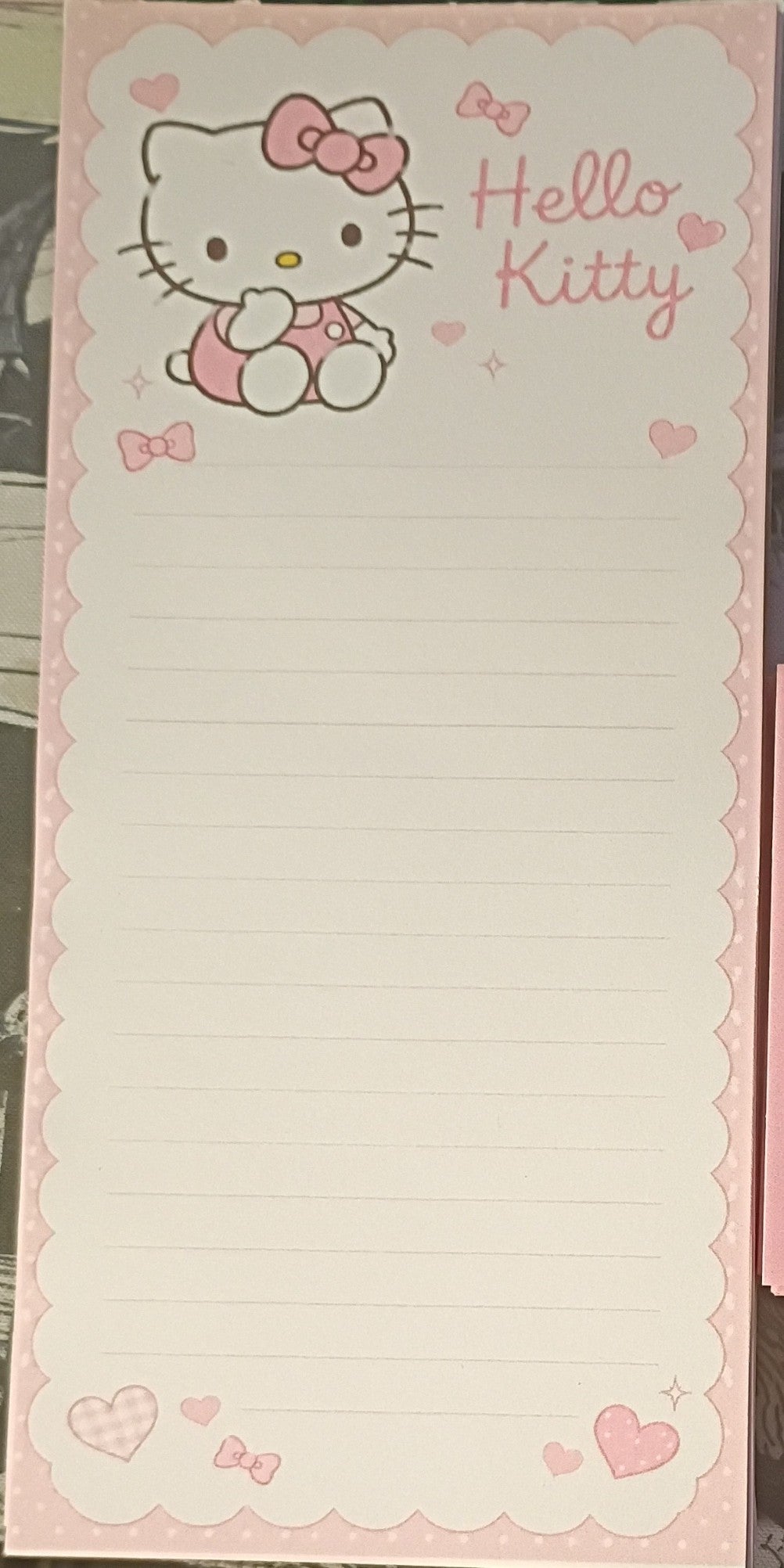 Hello Kitty Notepad