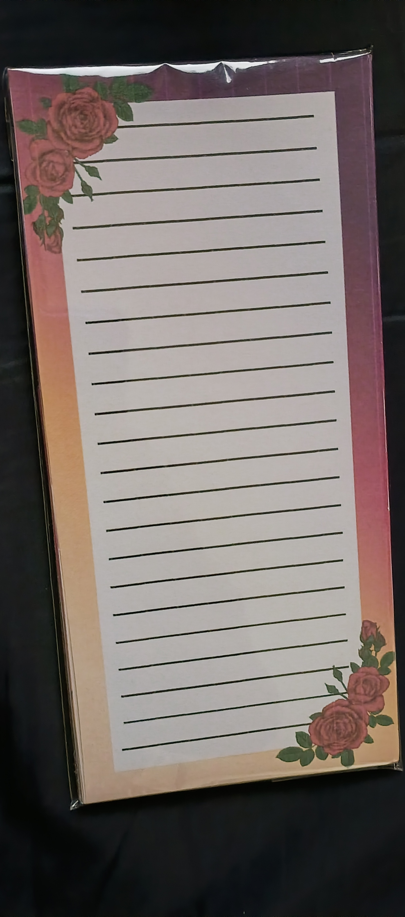 Roses Gradient Notepad
