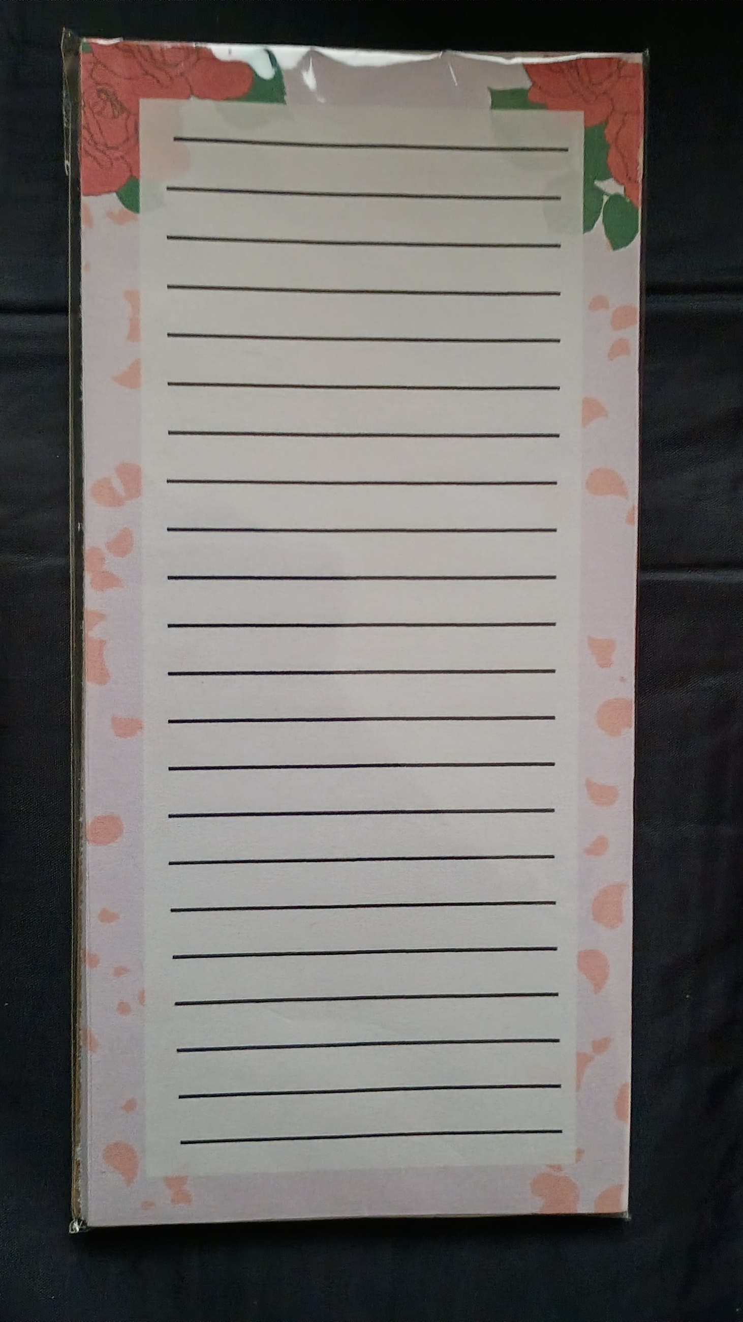 Roses with Petals Notepad