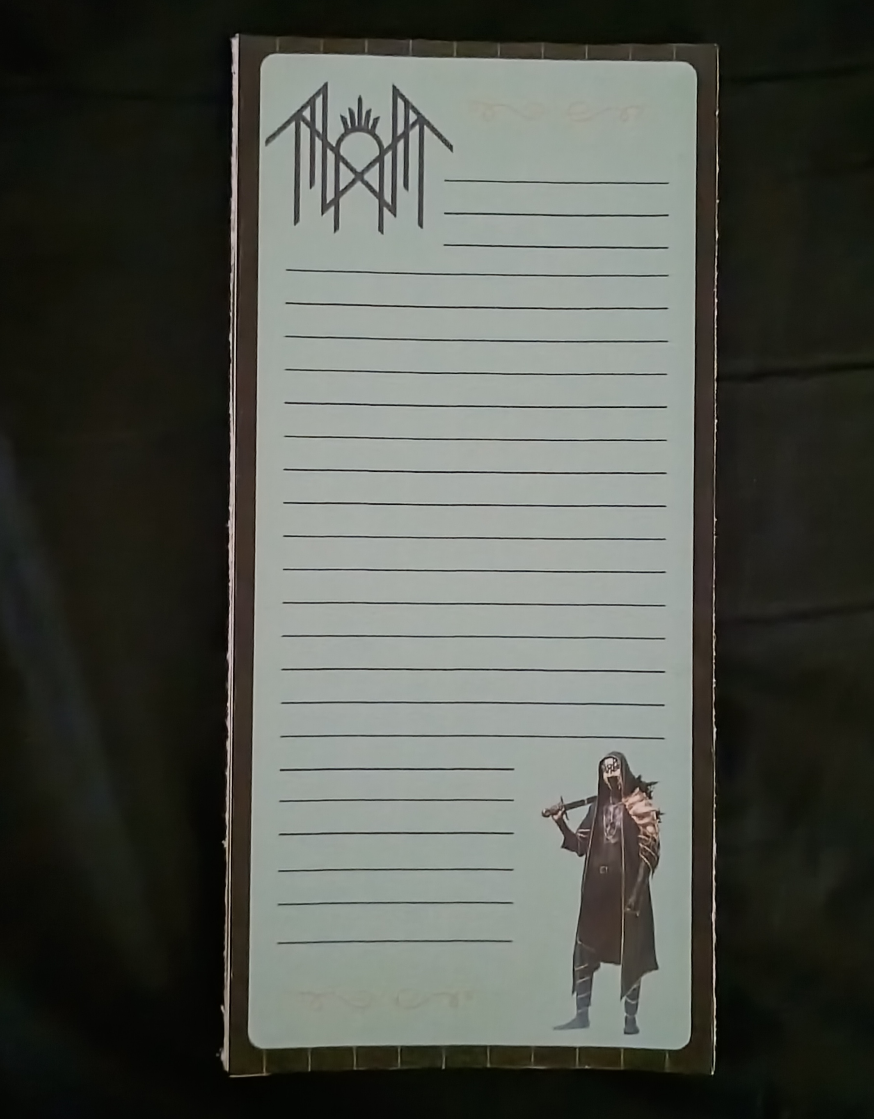 Sleep Token Notepad