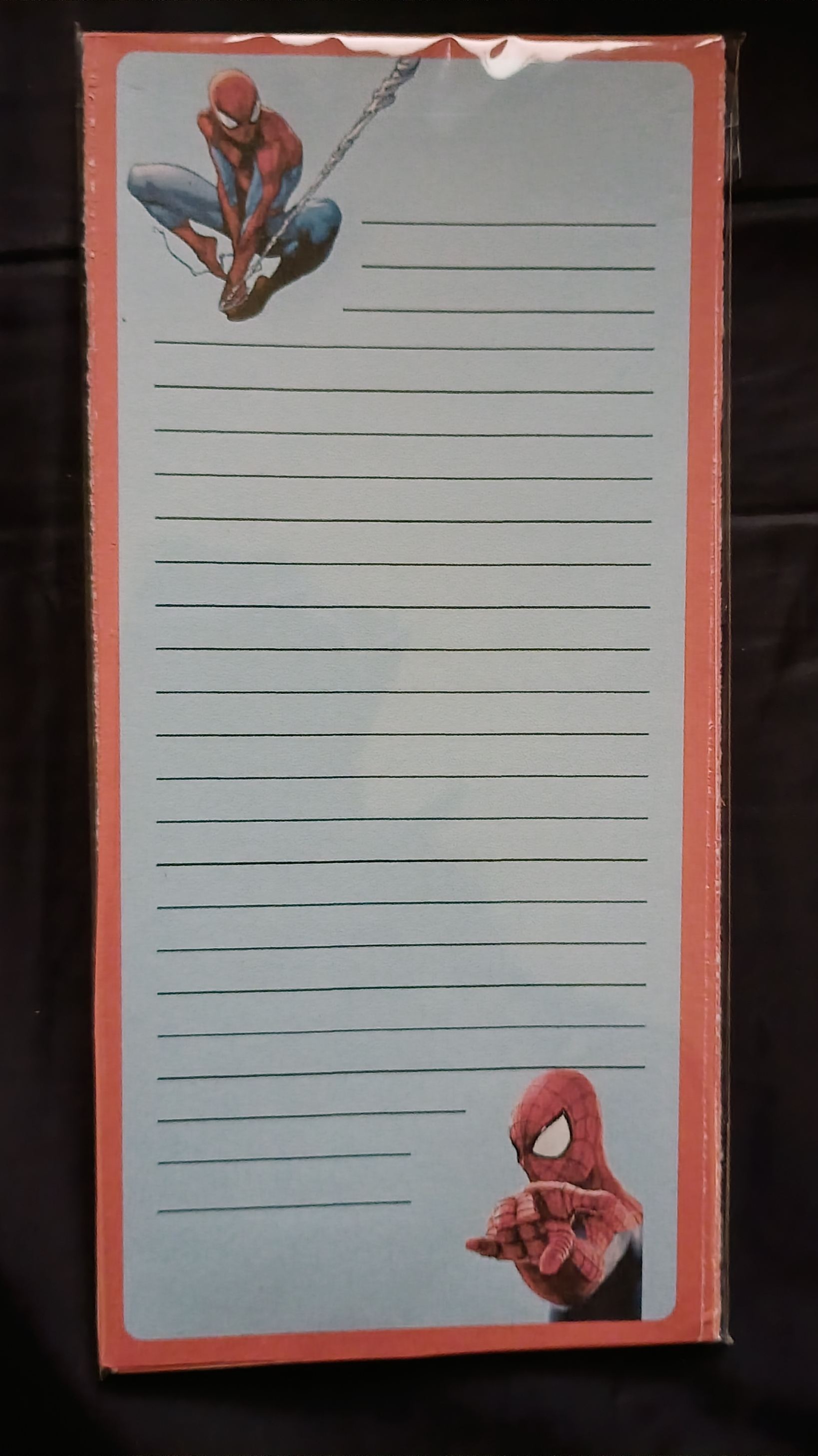 Spiderman Notepad